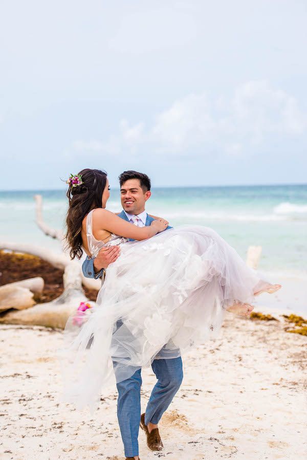  A Colorful Destination Wedding in Tulum Mexico