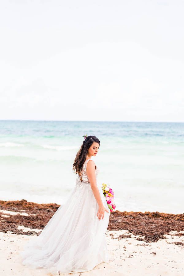  A Colorful Destination Wedding in Tulum Mexico