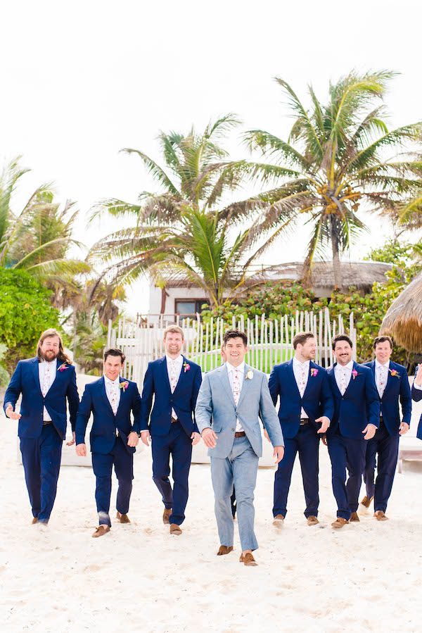 A Colorful Destination Wedding in Tulum Mexico | The Perfect Palette