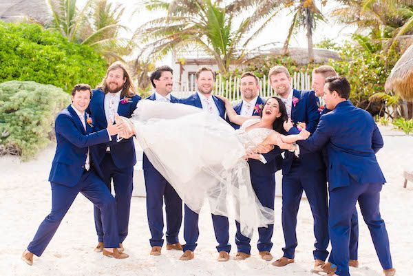  A Colorful Destination Wedding in Tulum Mexico