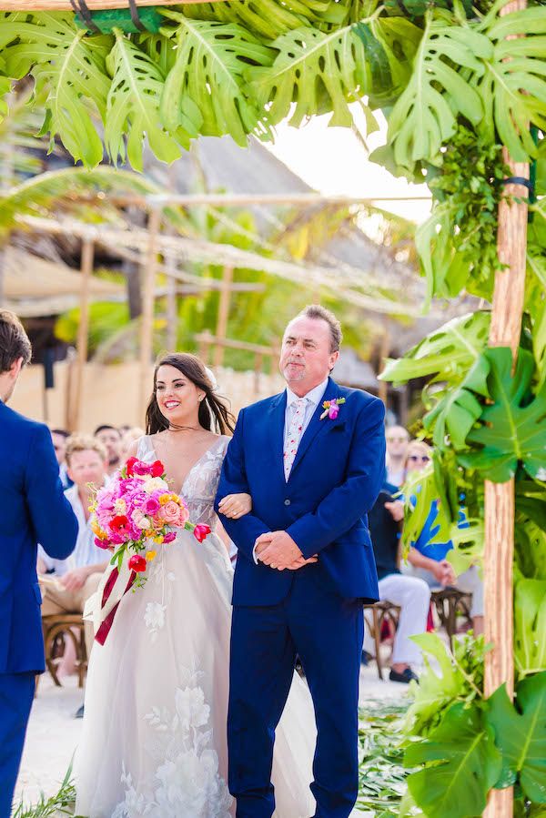  A Colorful Destination Wedding in Tulum Mexico