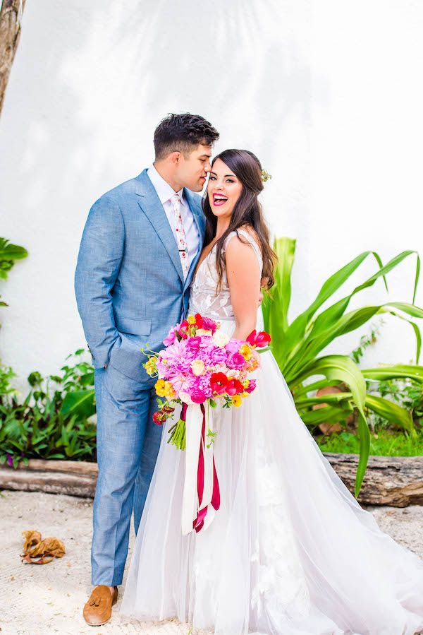  A Colorful Destination Wedding in Tulum Mexico