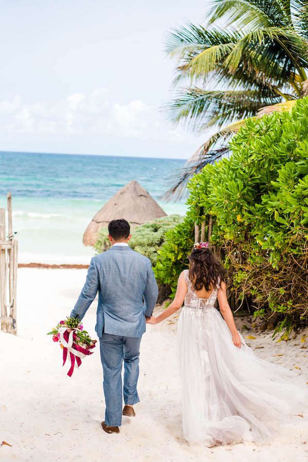  A Colorful Destination Wedding in Tulum Mexico