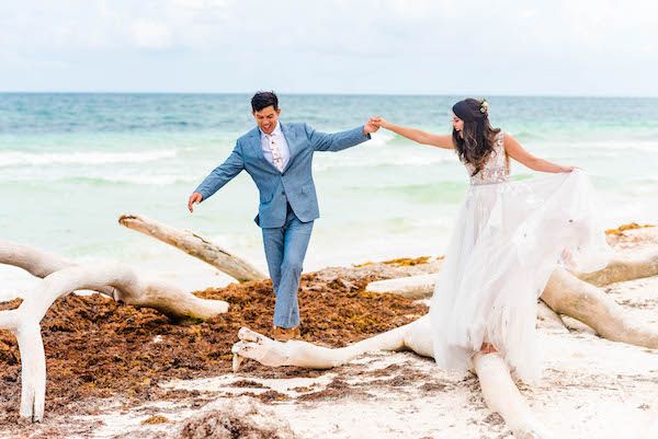  A Colorful Destination Wedding in Tulum Mexico