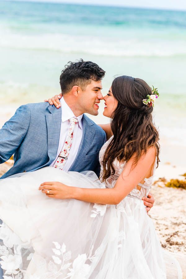  A Colorful Destination Wedding in Tulum Mexico