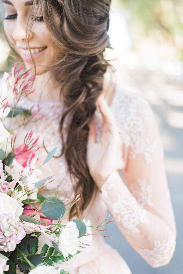  Cherry Blossom Bridal Portraits at Hawk Ranch