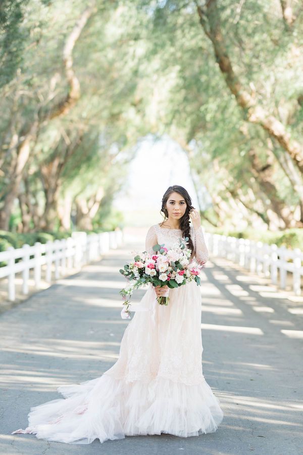  Cherry Blossom Bridal Portraits at Hawk Ranch