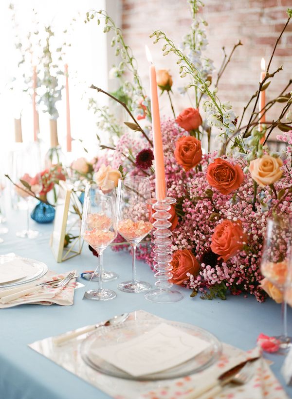 A Whimsical Fête with Pops of Coral Galore!  