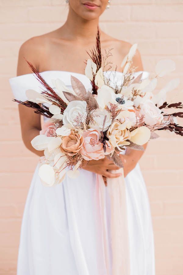  Must-See Bridals in a Palette of Ivory, Blush, Peach, and Latte.