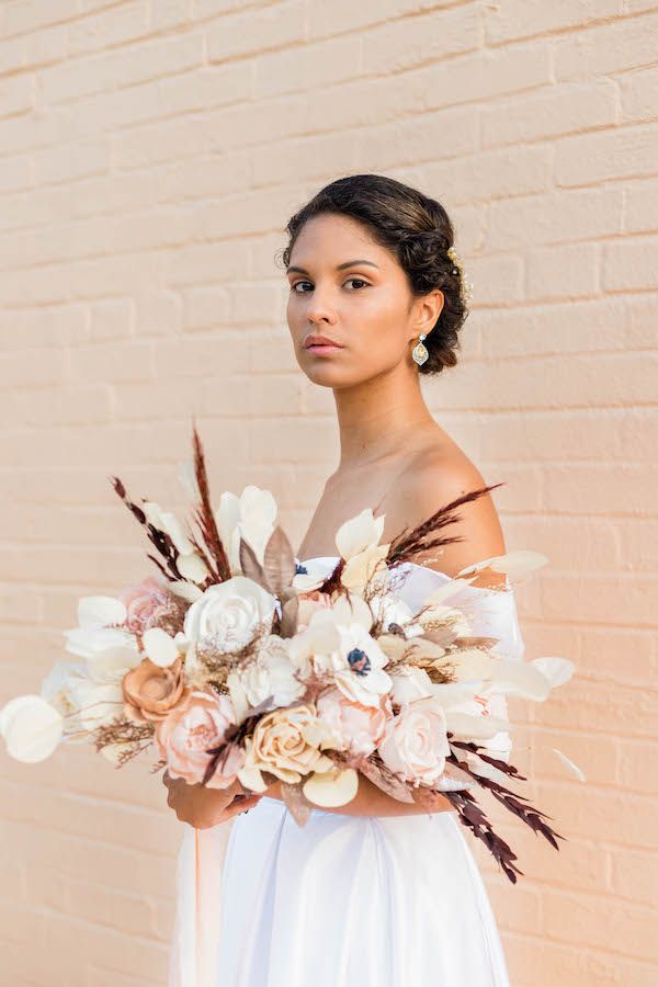  Must-See Bridals in a Palette of Ivory, Blush, Peach, and Latte.