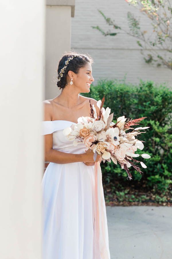  Must-See Bridals in a Palette of Ivory, Blush, Peach, and Latte.