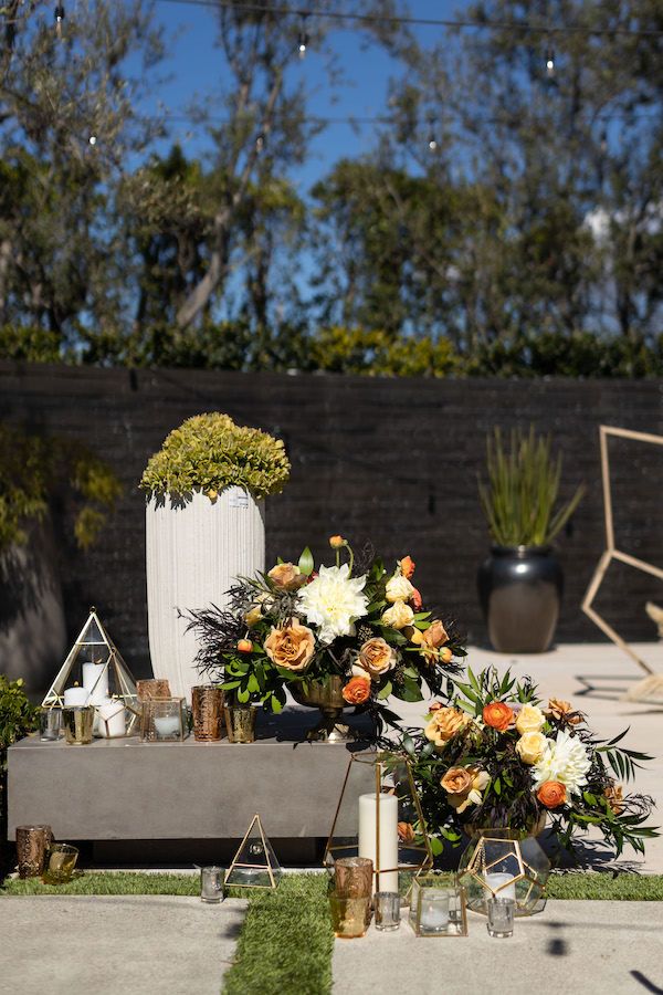 Geometric Wedding Ideas in Irvine California