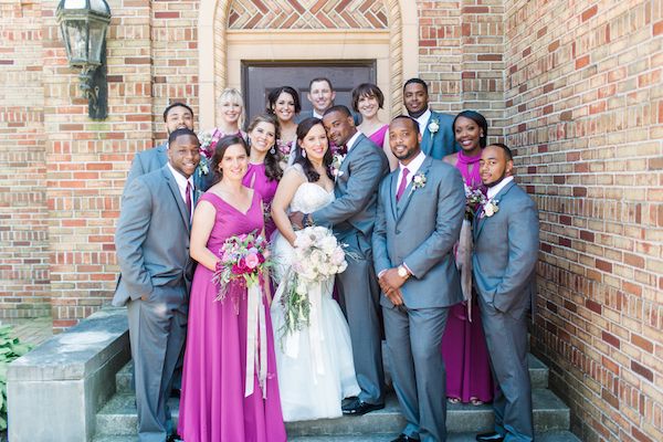 Bright & Beautiful Ohio Wedding in Berry Tones | The Perfect Palette