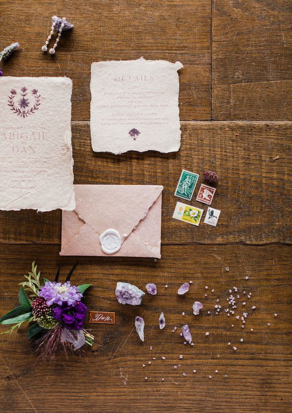  Bohemian Ombre Wedding Inspiration Purple at The Vine 