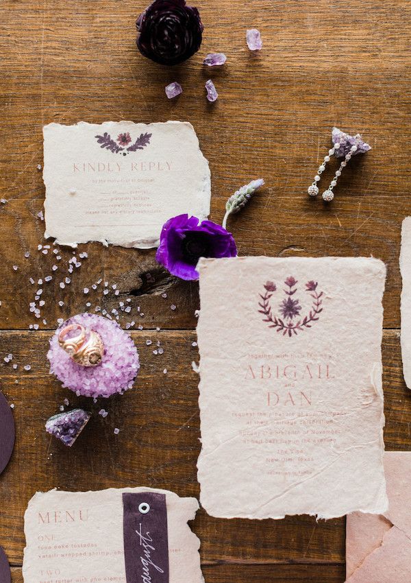  Bohemian Ombre Wedding Inspiration Purple at The Vine 