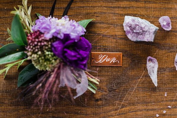  Bohemian Ombre Wedding Inspiration Purple at The Vine 