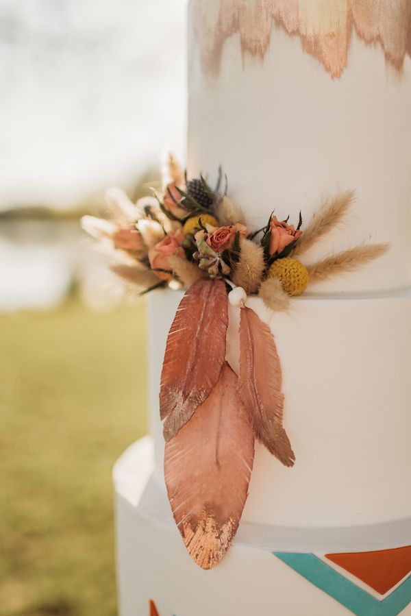  A Color Story: Western Wedding Ideas in Orange, Gold, and Copper