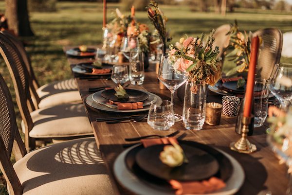  A Color Story: Western Wedding Ideas in Orange, Gold, and Copper