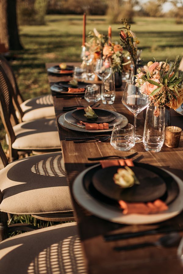  A Color Story: Western Wedding Ideas in Orange, Gold, and Copper