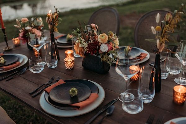  A Color Story: Western Wedding Ideas in Orange, Gold, and Copper