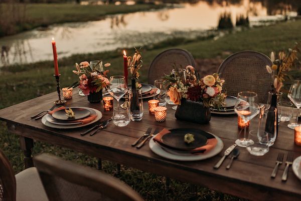  A Color Story: Western Wedding Ideas in Orange, Gold, and Copper