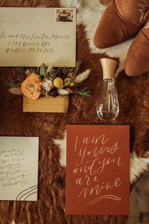  A Color Story: Western Wedding Ideas in Orange, Gold, and Copper