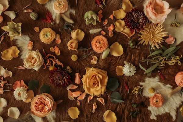  A Color Story: Western Wedding Ideas in Orange, Gold, and Copper