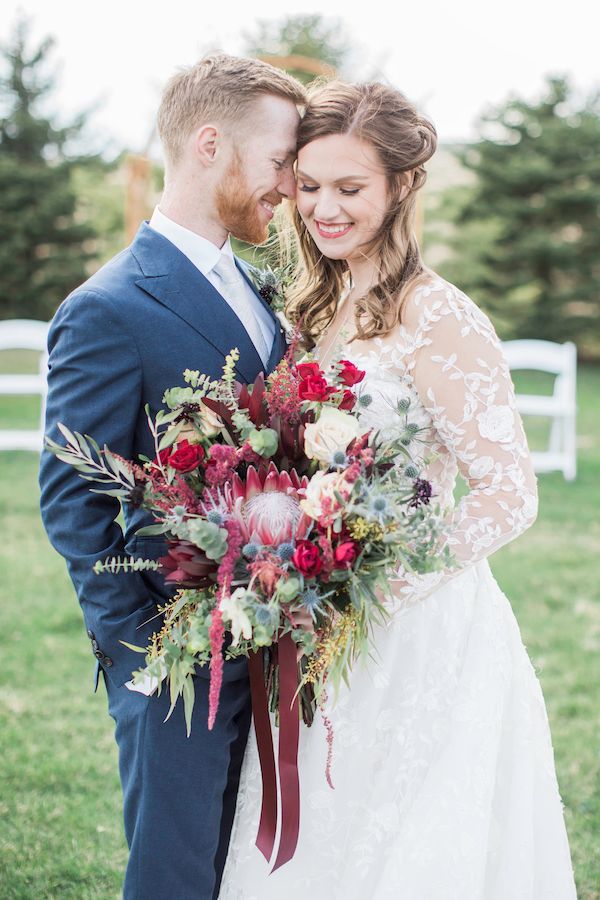  Modern Barn Wedding in South Dakota