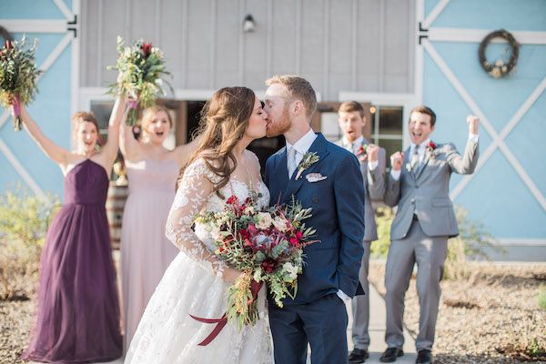  Modern Barn Wedding in South Dakota