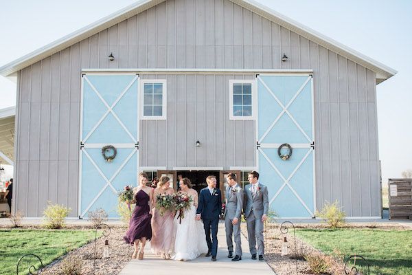  Modern Barn Wedding in South Dakota