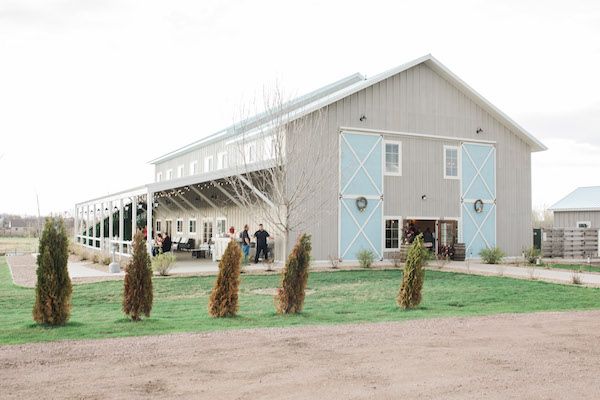  Modern Barn Wedding in South Dakota