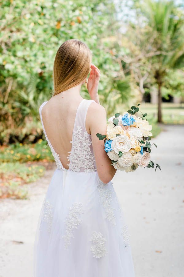  Beach Bridal Portraits at Sanibel Island