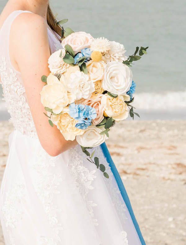  Beach Bridal Portraits at Sanibel Island