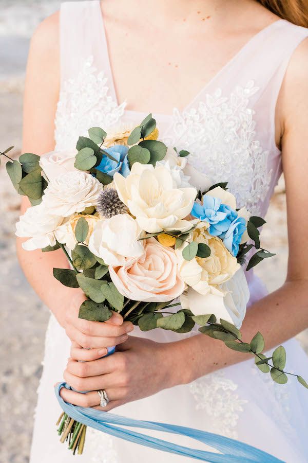  Beach Bridal Portraits at Sanibel Island