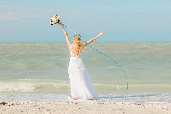  Beach Bridal Portraits at Sanibel Island