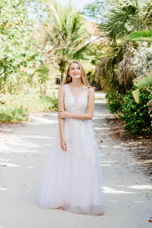  Beach Bridal Portraits at Sanibel Island