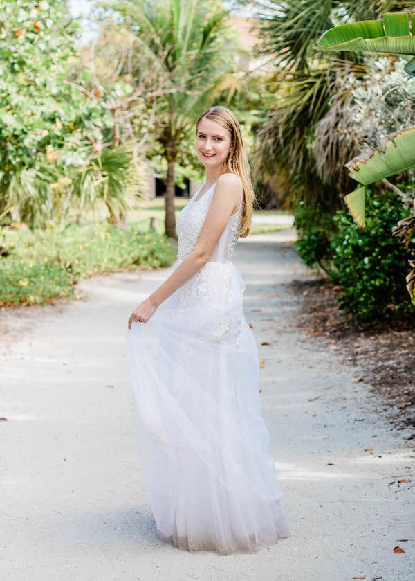  Beach Bridal Portraits at Sanibel Island