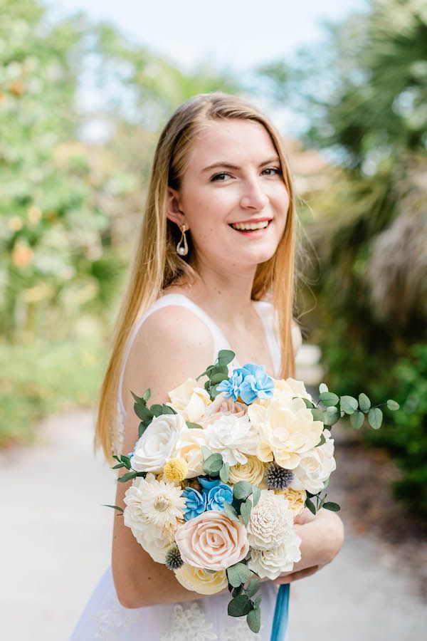  Beach Bridal Portraits at Sanibel Island