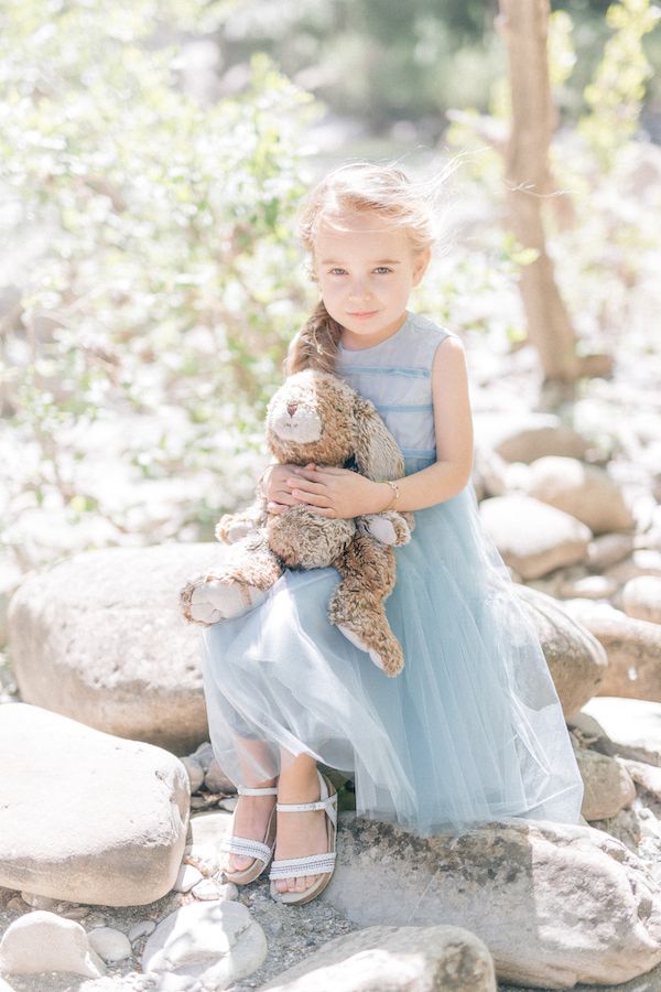  A Mother-Daughter Fairytale at a Waterfall in Tuscany Italy