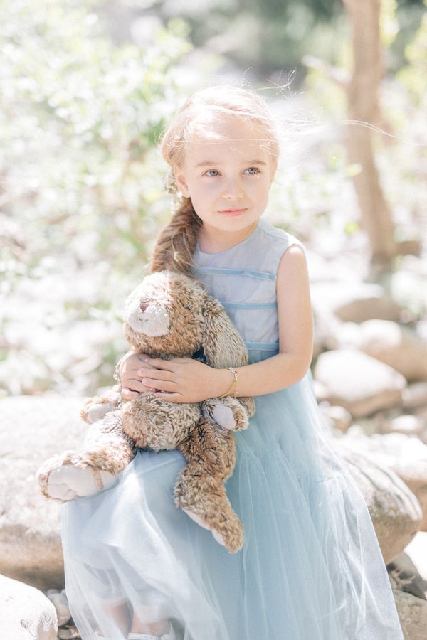  A Mother-Daughter Fairytale at a Waterfall in Tuscany Italy