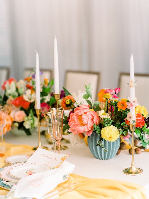 It Was All Yellow! Event Design Inspired by the Song | The Perfect Palette
