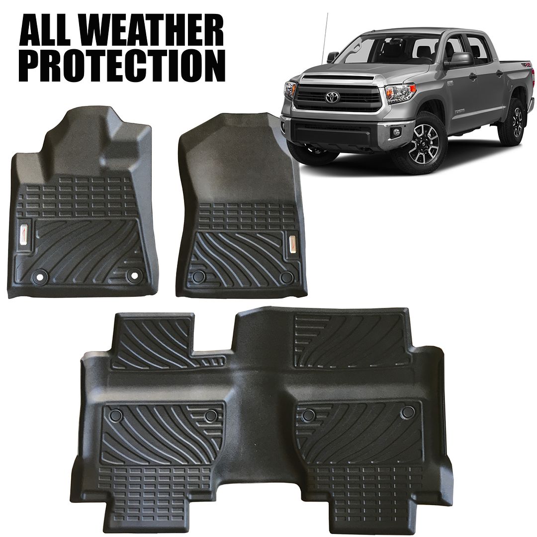 Car Truck Parts 2014 2017 Tundra Double Cab All Weather Floor