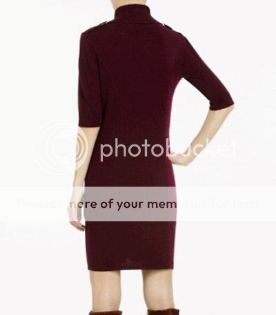 $248 BCBG Deep Port "Merabelle" T Neck Knit Sweater Dress XXS