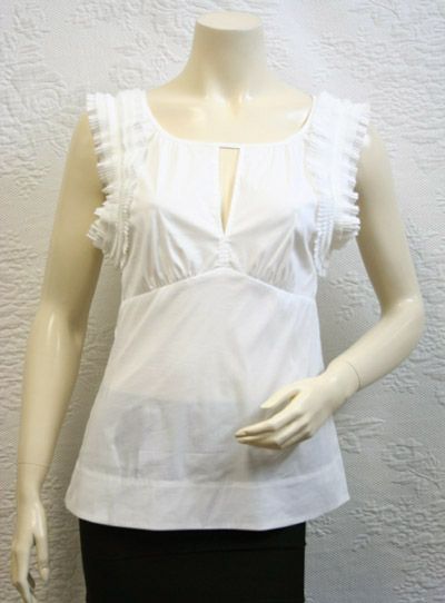 bcbg white top